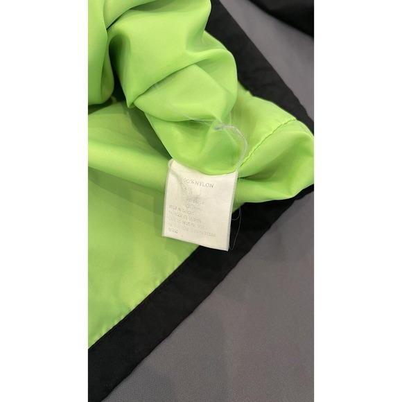 Vintage Columbia Jacket Mens Small Black Pink Green Bugaboo 90s Windbreaker - Picture 9 of 15